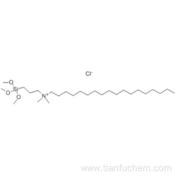 1-Octadecanaminium,N,N-dimethyl-N-[3-(trimethoxysilyl)propyl]-, chloride (1:1) CAS 27668-52-6